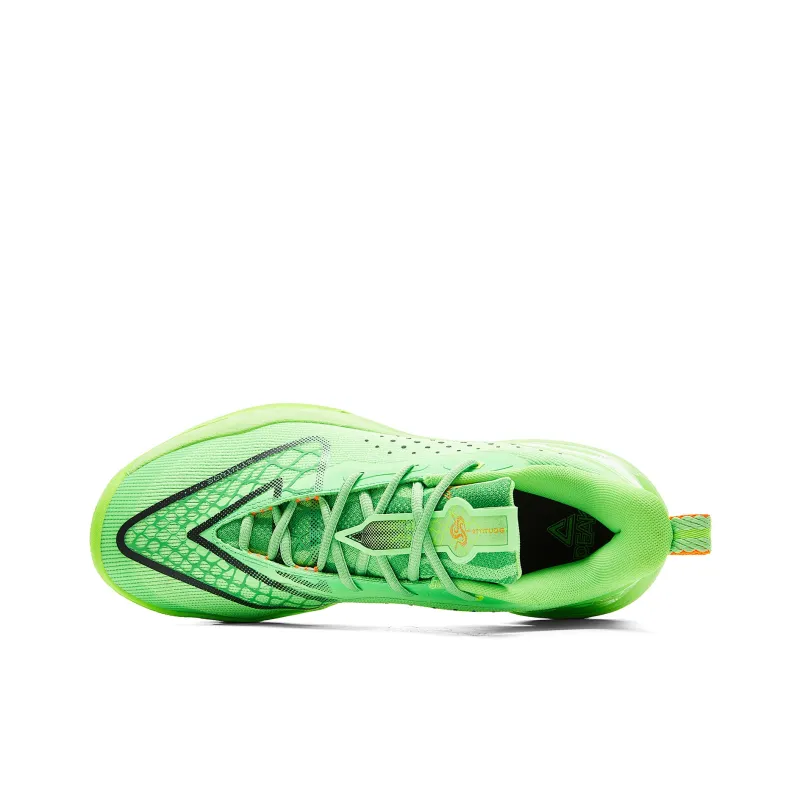 PEAK Basketball Shoes Men Low Top Electric Green-3