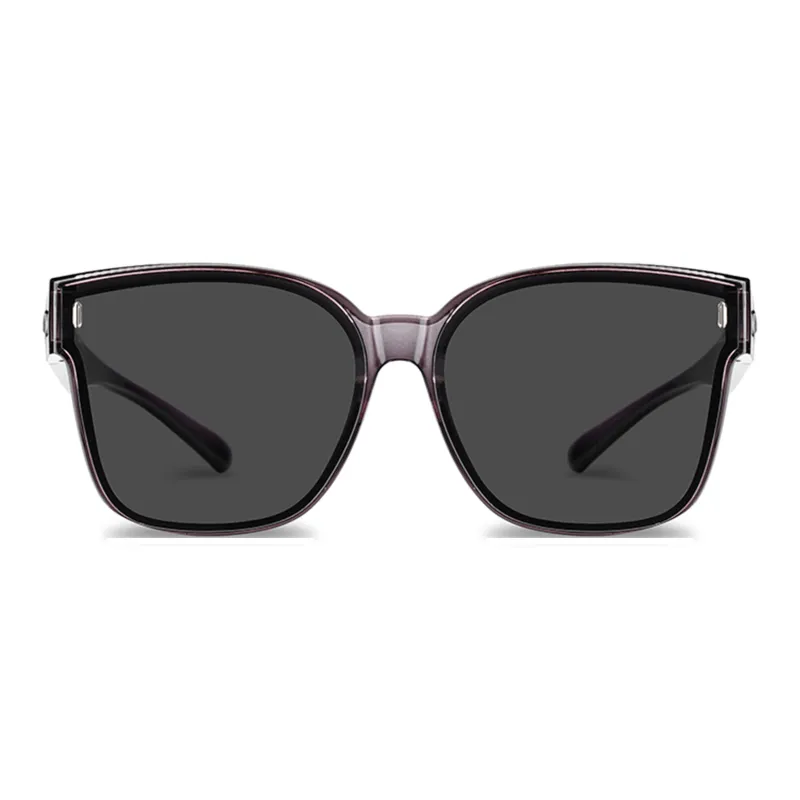 Wood Premium TR/Memory Plastic Square Sunglasses Unisex-8
