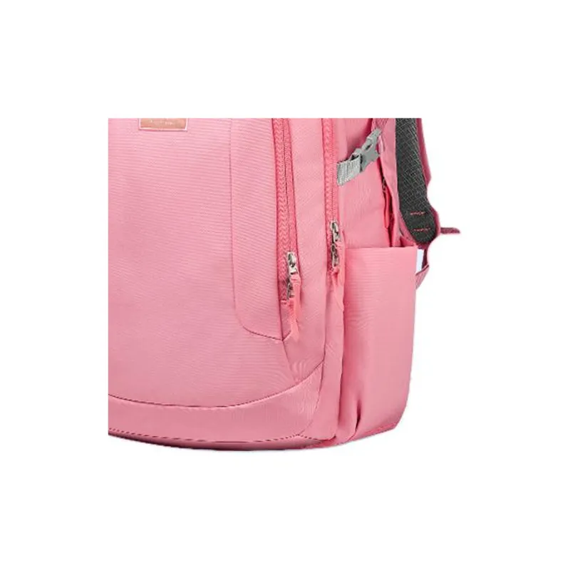CAMS Polyester Backpack Regular Unisex Rouge Pink-2