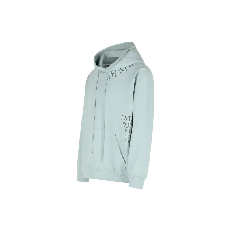 MM6 Maison Margiela Numbers Printed Drawstring Hoodie-2