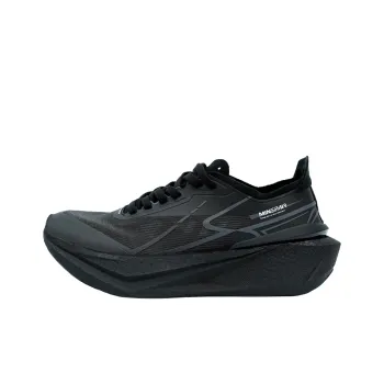 MINEPAIR Non slip Support Low Top Full Length Carbon Plate Casual Running Shoes Unisex Gale Black