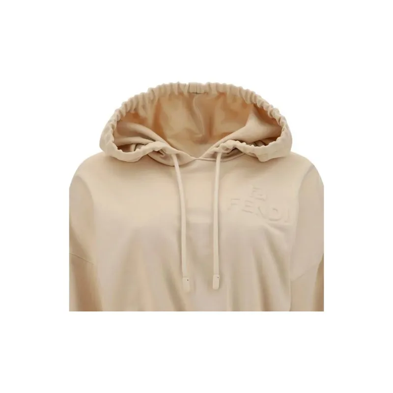 FENDI Sweatshirts Women's Beige Brown-4