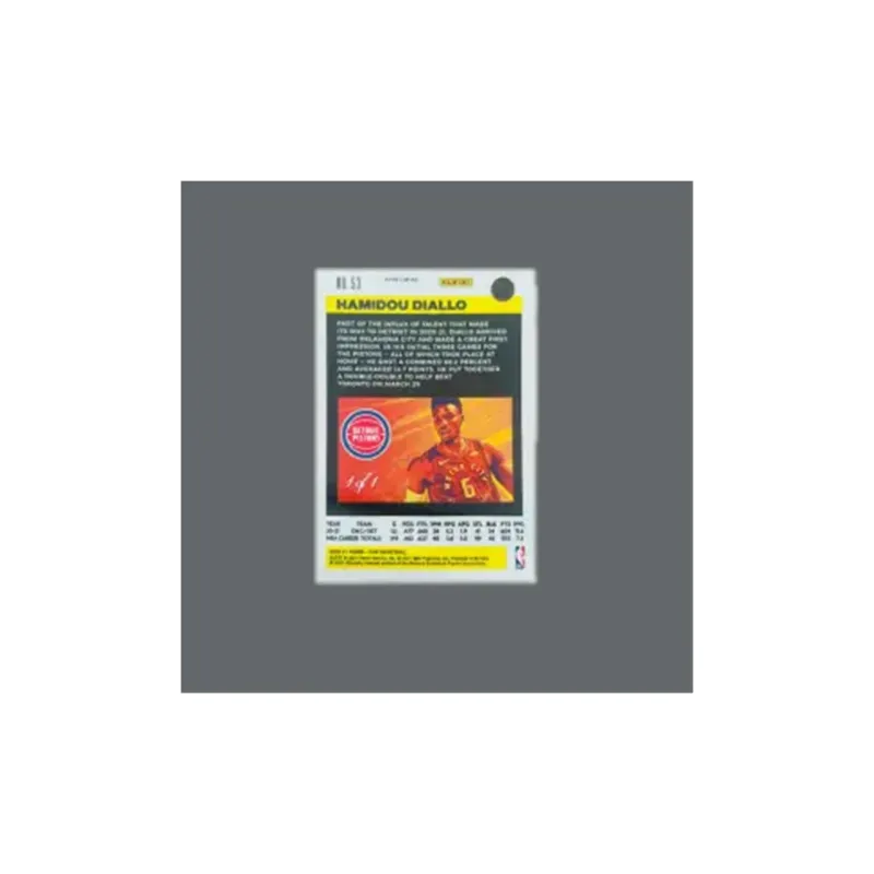 PANINI Hamidou Diallo Star Card Pass Sports Cards 1 Pc-2