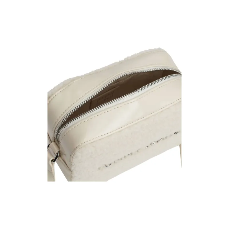 Tommy Hilfiger Polyurethane PU Crossbody Bag Regular Women's White-2
