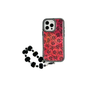 Wei Xin Acrylic Material Red Hair Word Mahjong Phone Cases Compatible With IPhone 16/15 Pro Max/Apple 13/14 Pro/Max
