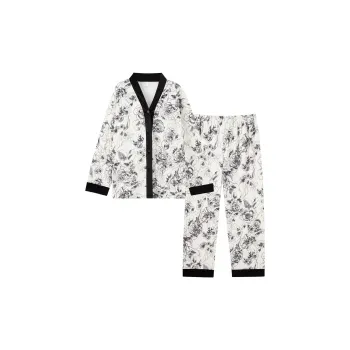 Sleeping Beauty Pajama Set Women's Black