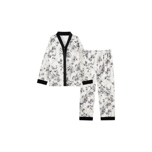 Sleeping Beauty Pajama Set Women's Black