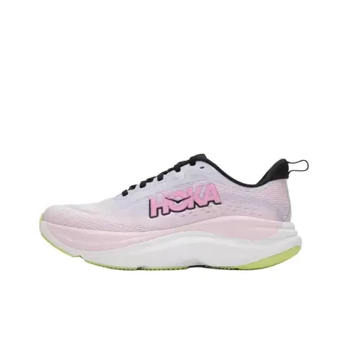 HOKA ONE ONE SKYFLOW Anti-Slip Wear-Resistant Low-Top Casual Running Shoes Women's Pink Purple