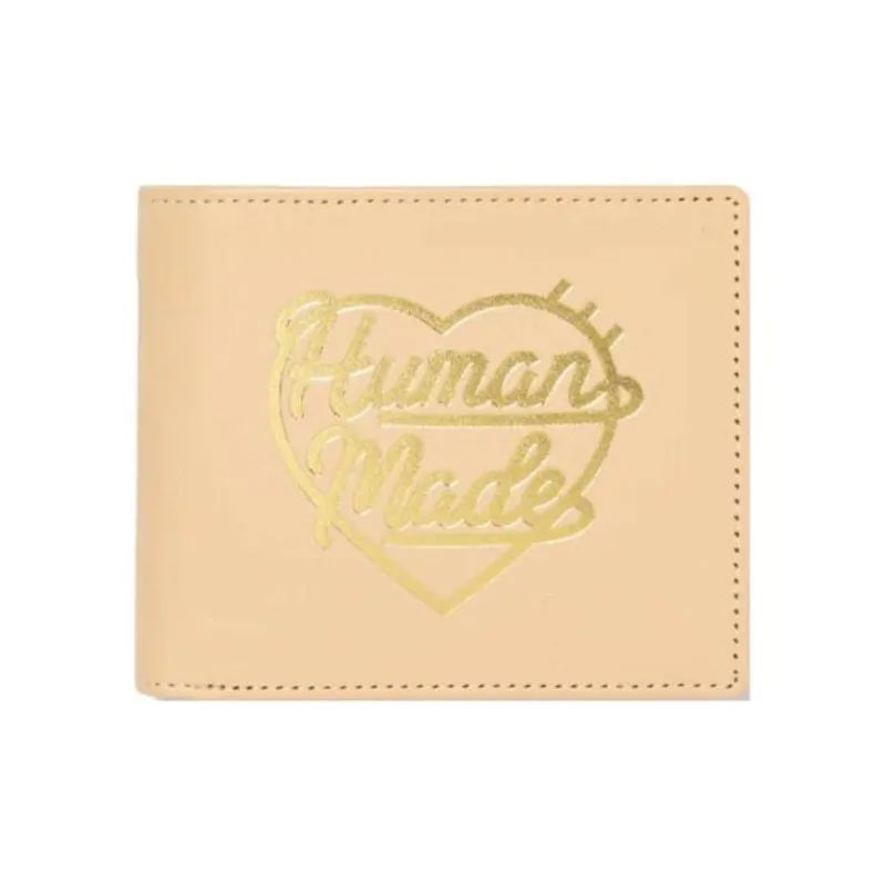 HUMAN MADE Cow Leather Wallet Regular Women's Beige-0