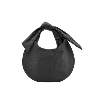 STUDIO AMELIA Chrome-Free Nappa Calfskin Handbag Women's Black