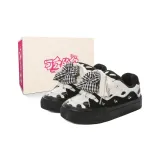 Cow Black (A84 Black White Bowknot)