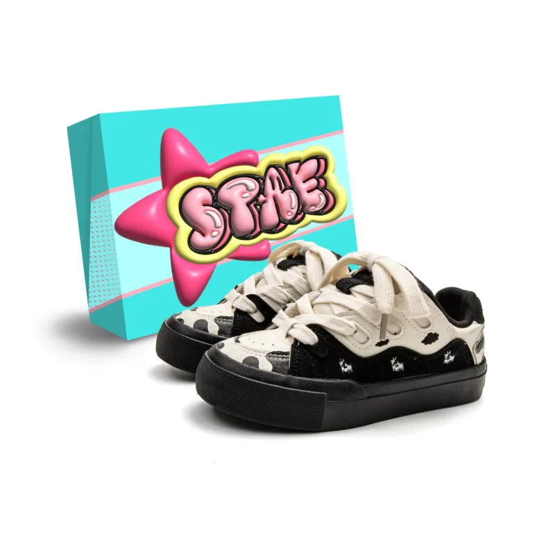 STAE Anti Slip Wear Resistant Low Top Skateboard Shoes Women's Box Included-12