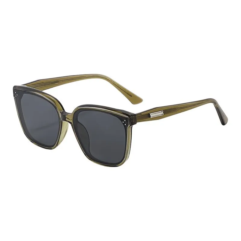 Sagawa Plate Frame Square Sunglasses Unisex-5