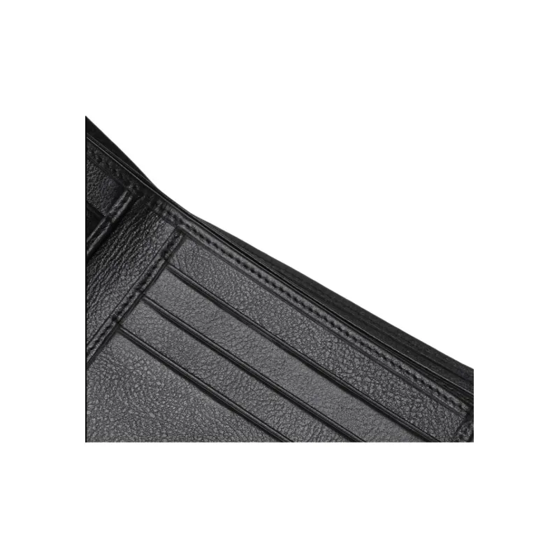 ELLE HOMME Cow Head Leather Wallets Regular Men's Black-5