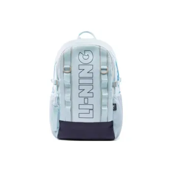 LiNing Polyester Backpack Unisex Light Sky Blue