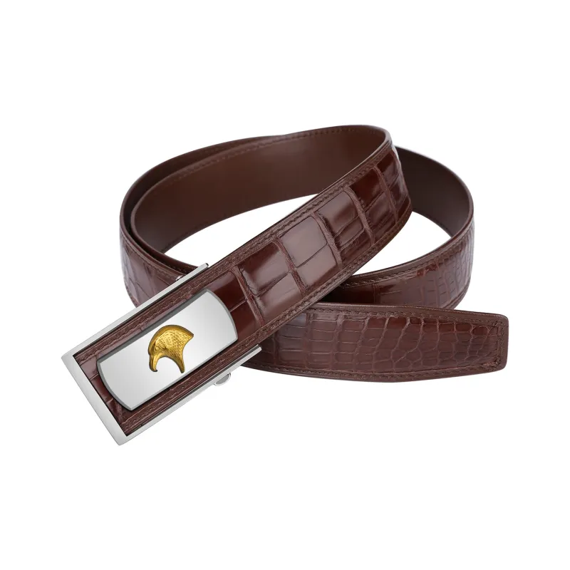 Jaylen Oos Crocodile Leather Leather Belts Men's 3.5cm/3.8cm-28