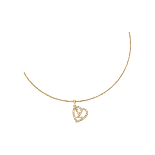 LOUIS VUITTON My Lv Heart Necklace