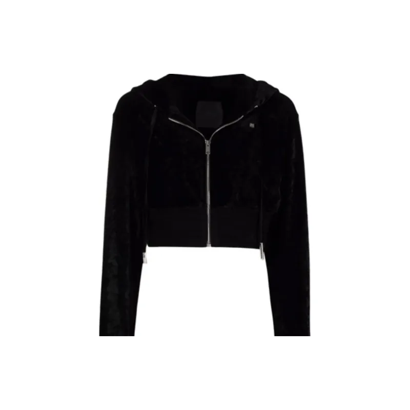 Givenchy Cropped Drawstring Hoodie-5