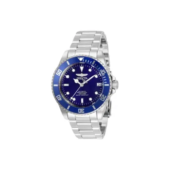 INVICTA Wrist Watch Automatic Mechanical Movement Stainless Steel Strap 36mm Blue Dial Women's Watch