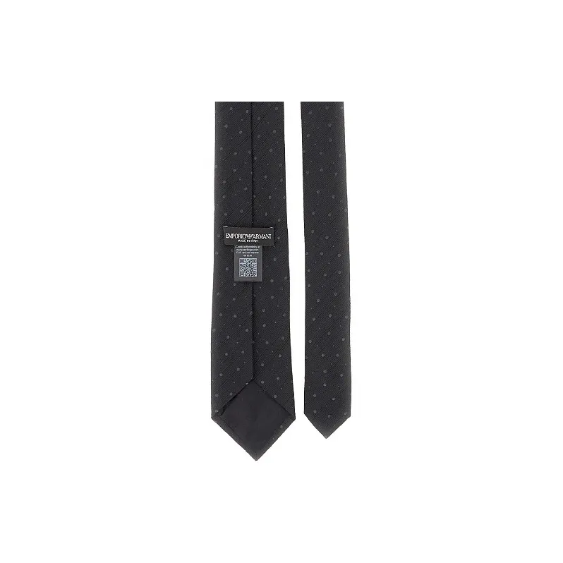 EMPORIO ARMANI   Ties Unisex Black-1