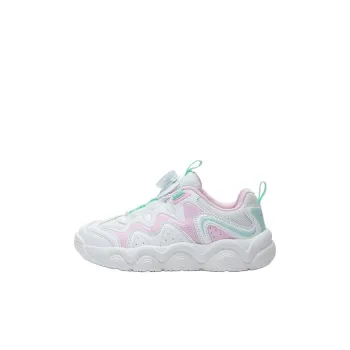 ROOKIE Anti Slip Wear Resistant Low Top Kids Lifestyle Shoes White/Morning Mist Purple Kids'