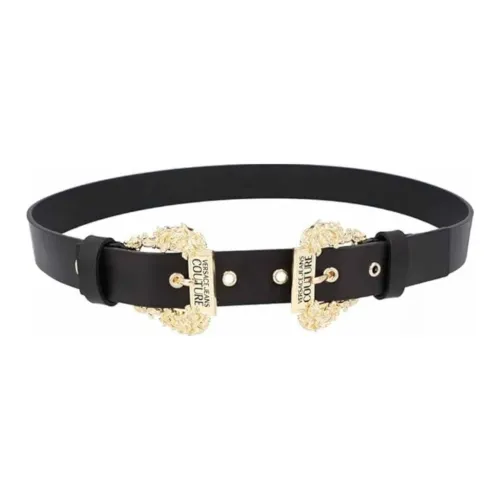 VERSACE JEANS COUTURE Polyester Belt Women's Black -