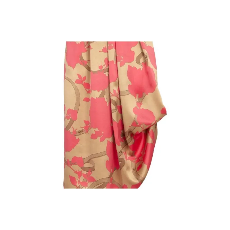 FENDI SS23 Mid Length Skirt Women's Red-3