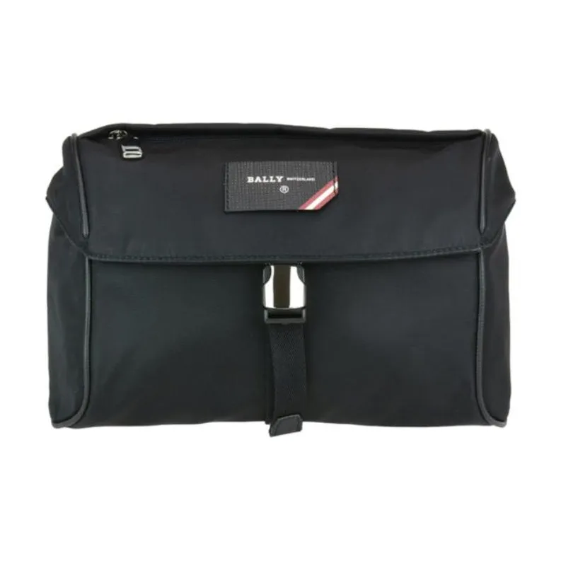 BALLY Nylon Crossbody Bag Men's Black-0