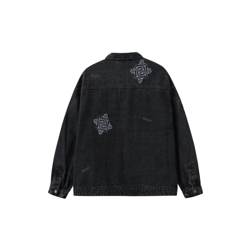 ONIARAI Denim Jacket Men's Gray Black-1