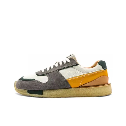 Clarks Originals Low Top Casual Shoes Unisex Greige
