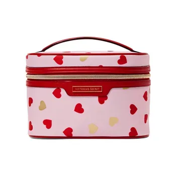Victoria's Secret Fabric Storage Bag Makeup Bag Large Size Women's Pink