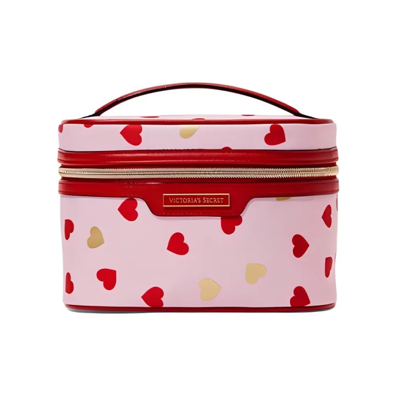 Victoria's Secret Fabric Storage Bag Makeup Bag Large Size Women's Pink-0