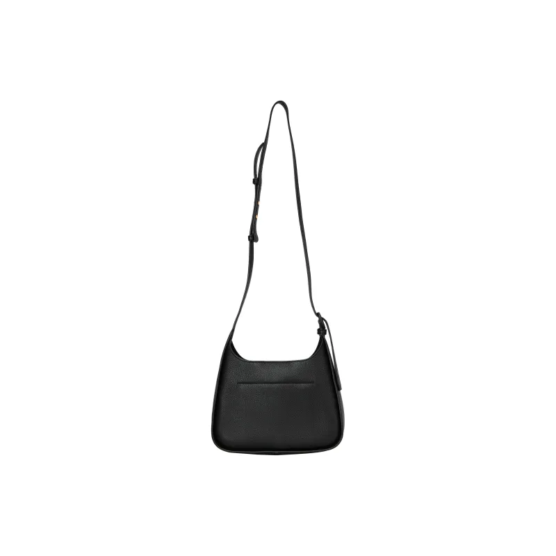 TORY BURCH Miller Litchi Grain Leather Shoulder Bag, Crossbody Bag, Shoulder Bag Trumpets Women's Black-2