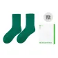 Crew Terry Socks-Green (1 Pack)