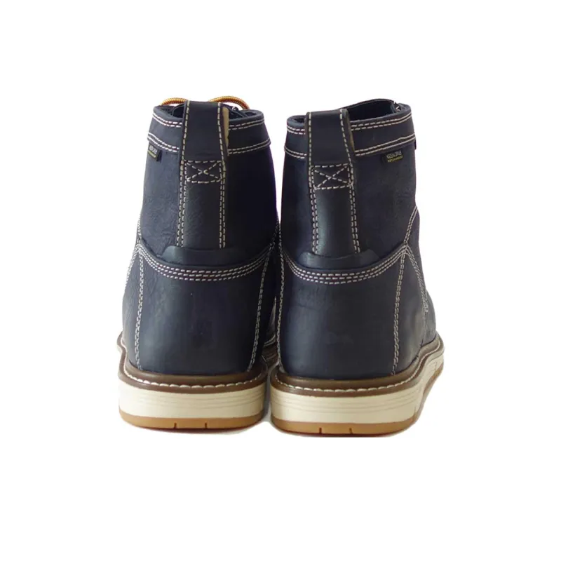 KEEN San Jose Wear-Resistant Slip-Resistant High-Top Hiking Shoes Men's Dark Blue-2