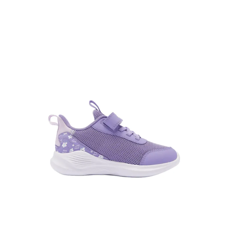 QIAODAN Anti Slip Wear Resistant Low Top Kids' Running Shoes Purple Children Aged 3 7 Years Old-1