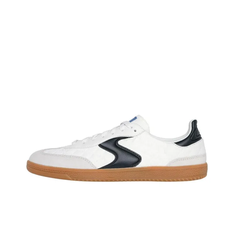 Skechers Anti Slip Wear Resistant Low Top Skateboard Shoes Women's White Black-0