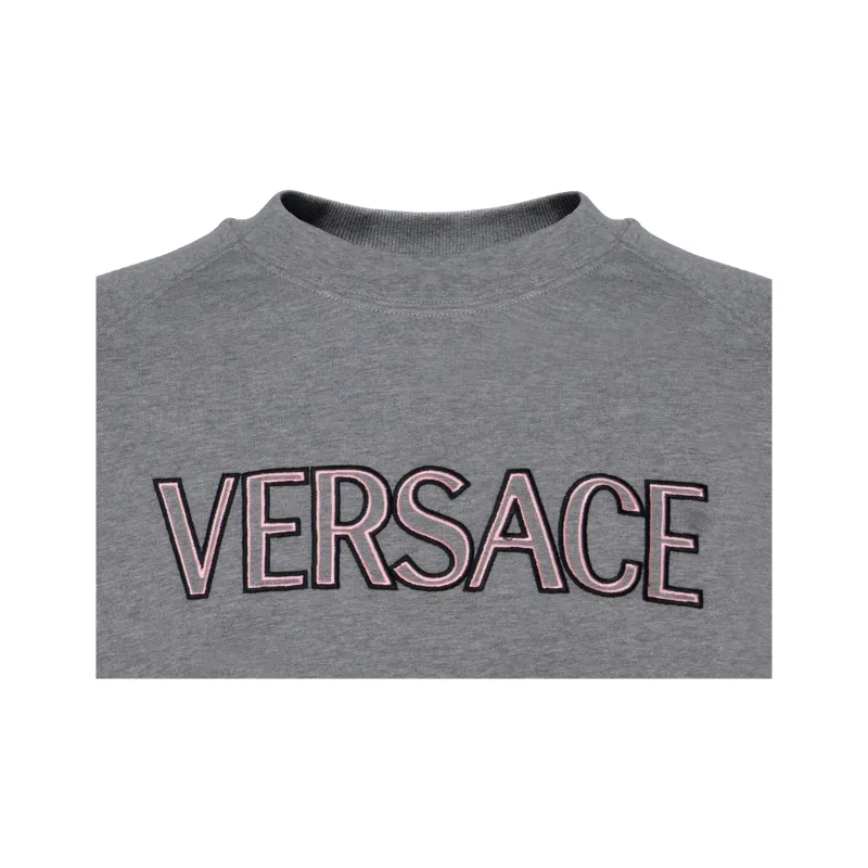 VERSACE Sweatshirts Men Gray-6