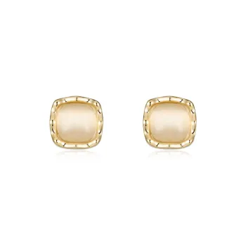 DODOGOGO Alloy S925 Silver Stud Earrings Women's