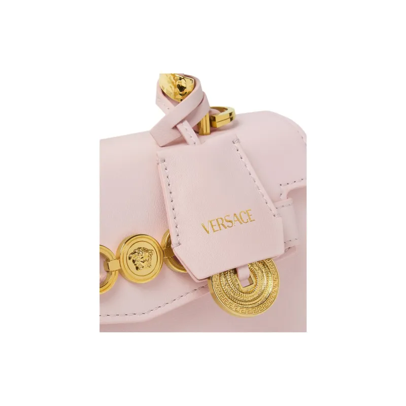 VERSACE Medusa '95 Calfskin One Shoulder Handbags Small Size Women's Light Pink Red-3
