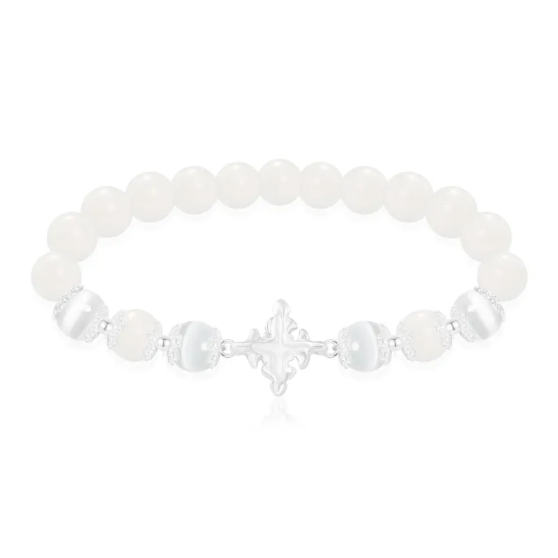 Cuz Strange Intention White Jade Bodhi Bracelets Unisex-0