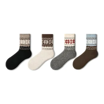 Primeet Mid Calf Socks Women's 4 Pack