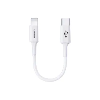PISEN 0.25 Meters One Drag One Type C To Lightning Short Cable Cables CDBDX 0320