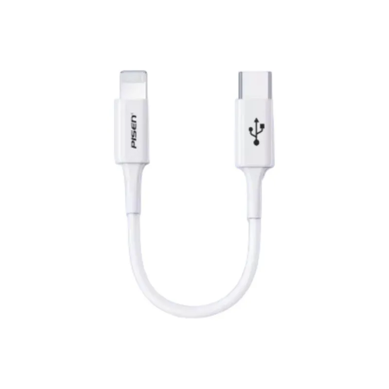 PISEN 0.25m 1 to 1 Type C To Lightning Short Cable Cables CDBDX 0320-0