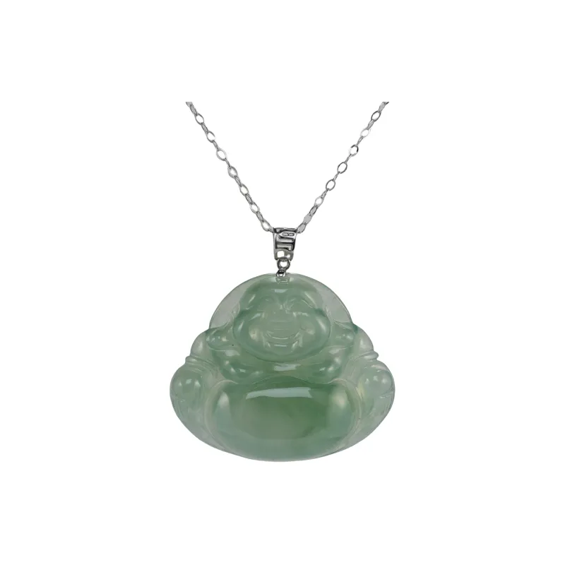 SIYIJIA Ice Glutinous Jadeite Pendants Unisex-0