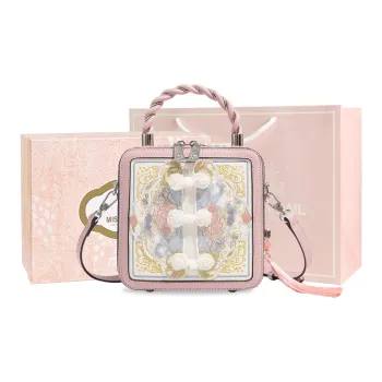 MISS GAIL Artificial Leather Handbag Shoulder Bag Crossbody Bag Regular Women's Pink