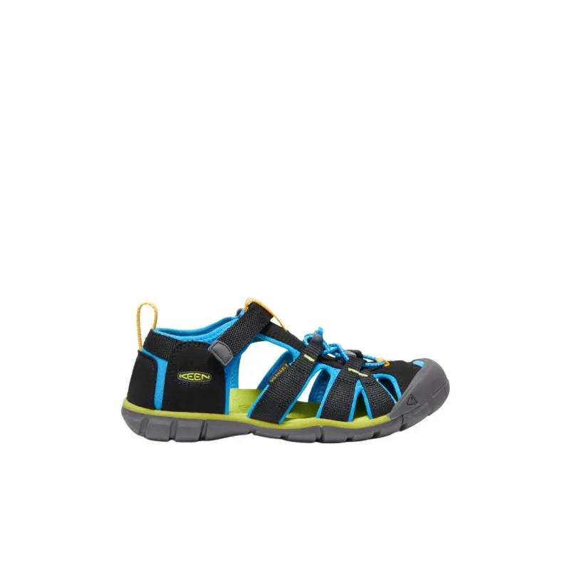 KEEN Seacamp 2 Breathable, Slip Resistant, And Abrasion Resistant Low Top Children's Sandals Black Kids'-1