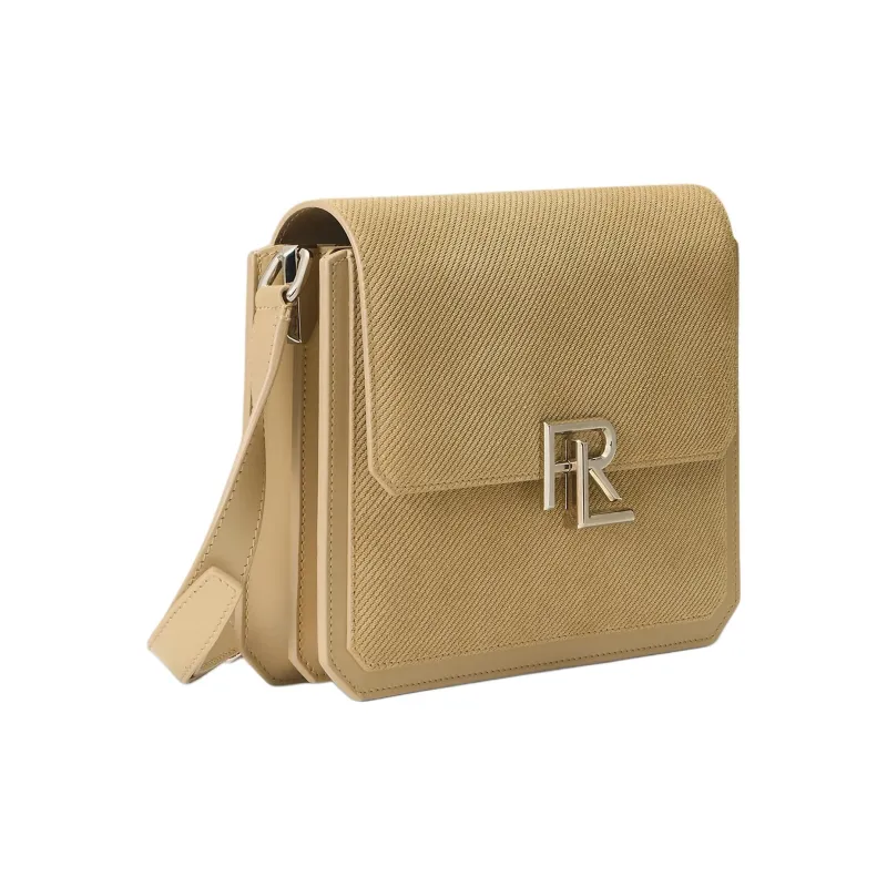 Ralph Lauren Calfskin Shoulder Bag Crossbody Bag Women's Khaki-1