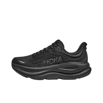 HOKA ONE ONE Bondi 9 Slip Resistant Breathable Low Top Casual Running Shoes Women's Black