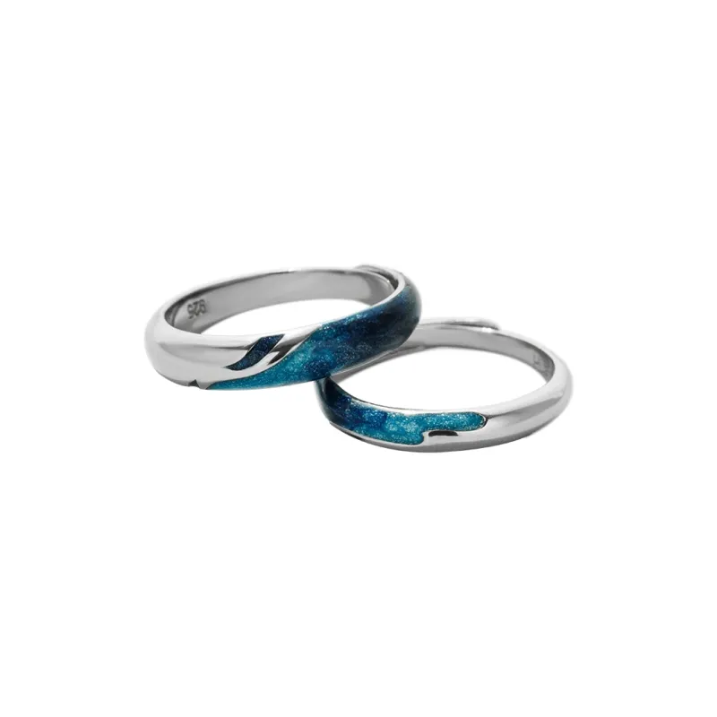 HUAYA 925 Sterling Silver Rings Unisex-0
